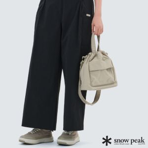 Snow Peak 女 Cample 中型水桶包 淺米