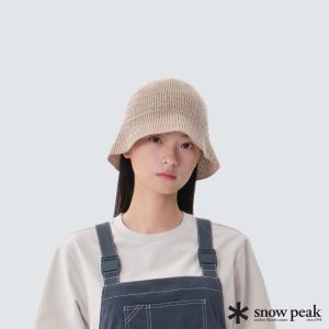 Snow Peak 女 夏季針織帽 米