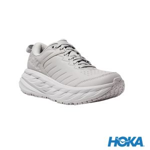 HOKA 男 Bondi SR 休閒鞋 迷霧灰/月岩灰
