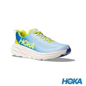 HOKA 男 Rincon 3 寬楦 路跑鞋 冰藍/天藍