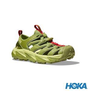 HOKA Hopara 健行涼鞋 檸檬綠/鵝黃