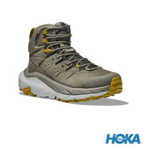 HOKA 男 Kaha 2 Goretex 登山鞋 霧橄欖/銀灰