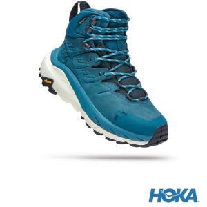 HOKA 女  Kaha 2 Goretex  登山鞋 珊瑚藍/石墨藍
