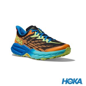 HOKA 男 Speedgoat 5 越野鞋 曜日黃/天藍