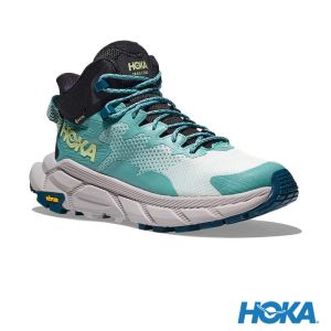 HOKA 女  Trail Code Goretex  登山鞋 蔚藍/黛藍