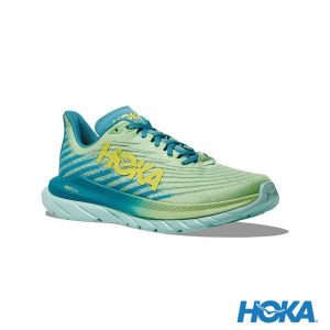 HOKA 男 Mach 5 路跑鞋 萊姆綠/藍