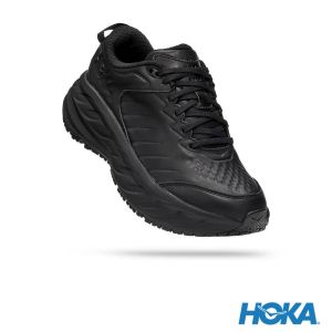 HOKA 女 Bondi SR 寬楦 休閒鞋 黑