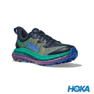 HOKA 男 Mafate Speed 4 越野鞋 地質藍/藍綠