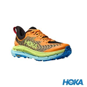 HOKA 男 Mafate Speed 4 越野鞋 曜日黃/青綠