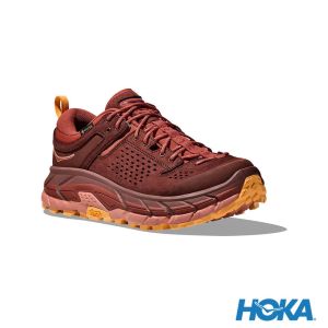 HOKA Tor Ultra Lo 登山鞋 香料棕/辣椒紅