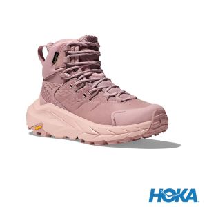HOKA Kaha 2 Goretex 登山鞋 淡紫色/桃子粉