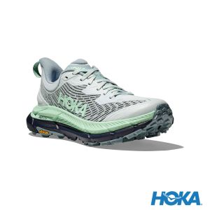 HOKA 女 Mafate Speed 4 越野鞋 淡藍/螢石綠