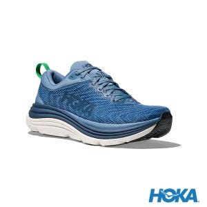 HOKA 男 Gaviota 5 寬楦 路跑鞋 水藍/雷雲藍