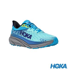 HOKA 男 Challenger 7 寬楦 全地形鞋 黛藍