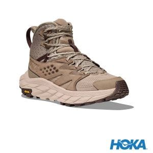 HOKA 男 Anacapa Breeze Mid 健行鞋 沙丘黃/卡其