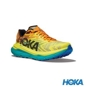 HOKA 女 Tecton X 2 越野鞋 月見草黃/太陽黃