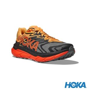 HOKA 男 Tecton X 2 越野鞋 黑/火焰紅