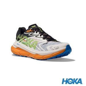 HOKA 男 Tecton X 2 越野鞋 白/曜日黃