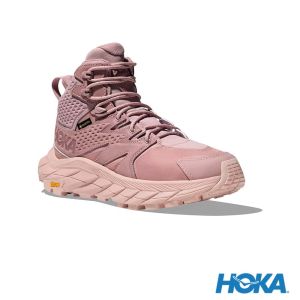 HOKA Anacapa Mid Goretex 登山鞋 淡紫色/桃子粉