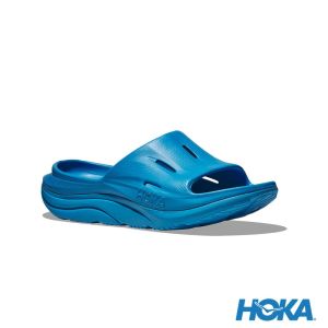 HOKA ORA Recovery Slide 3恢復拖鞋 天藍