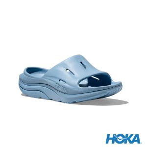 HOKA ORA Recovery Slide 3恢復拖鞋 薄暮藍