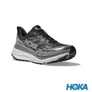 HOKA 男 Stinson 7 越野鞋 黑/灰黑色
