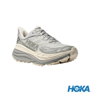 HOKA 女 Stinson 7 越野鞋 星塵灰/大理石白