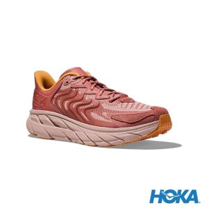 HOKA Clifton LS 路跑鞋 淺棕/桃子粉