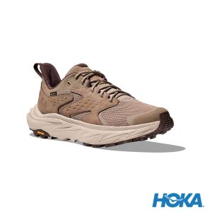 HOKA 男 Anacapa 2 Low Goretex登山鞋 沙丘黃/牛津卡其