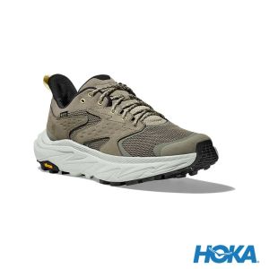 HOKA 男 Anacapa 2 Low Goretex登山鞋 霧橄欖/銀灰