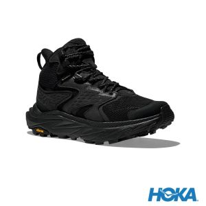 HOKA 男 Anacapa 2 Mid Goretex 登山鞋 黑