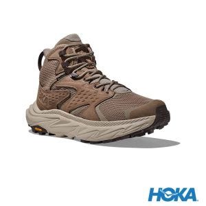 HOKA 男 Anacapa 2 Mid Goretex登山鞋 沙丘黃/牛津卡其