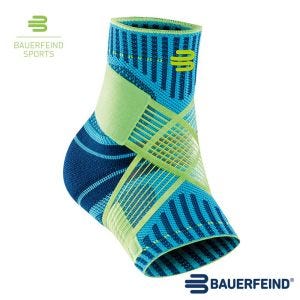 Bauerfeind保爾範 專業運動支撐帶型護踝 右腳 天空藍