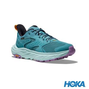 HOKA 女 Anacapa 2 Low Goretex 登山鞋 湖水藍