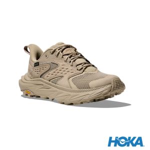 HOKA 女 Anacapa 2 Low Goretex  登山鞋 亞麻/燕麥奶色
