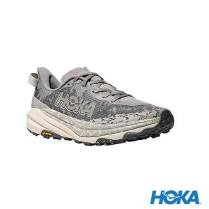 HOKA 男 Speedgoat 6 越野鞋 星球灰/大理石白
