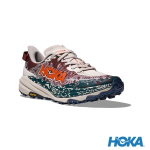 HOKA 男 Speedgoat 6 寬楦 越野鞋 泥灰/暮藍