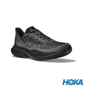 HOKA 男 Mach 6 寬楦 路跑鞋 黑/灰黑色