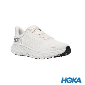 HOKA 男 Arahi 7 寬楦 路跑鞋 香檳白/絲絨白