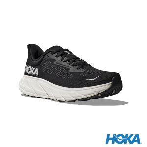 HOKA 男 Arahi 7 寬楦 路跑鞋 黑/白