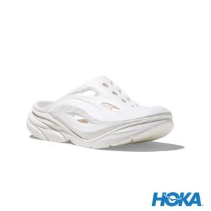 HOKA Ora Recovery Mule 恢復拖鞋 白