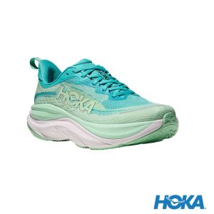HOKA 女 Skyflow 路跑鞋 天空藍/螢石綠