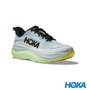 HOKA 男 Skyflow 寬楦 路跑鞋 水晶藍/淡藍