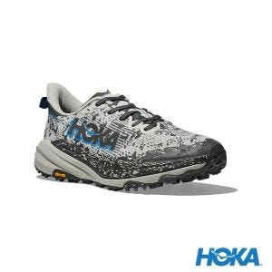 HOKA 男 Speedgoat 6 Goretex 健行鞋 星塵灰/灰黑色