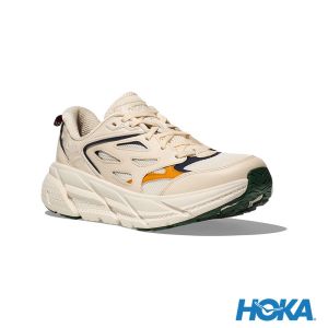 HOKA Clifton L Athletics 路跑鞋 燕麥奶/白