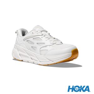 HOKA Clifton L Athletics 路跑鞋 白