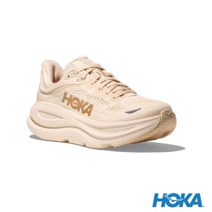 HOKA 女 Bondi 9 路跑鞋 香草白/樺木