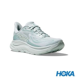 HOKA 女 Clifton 10 路跑鞋 淡藍/水晶藍
