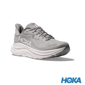 HOKA 男 Clifton 10 寬楦 路跑鞋 星球灰/星塵灰
