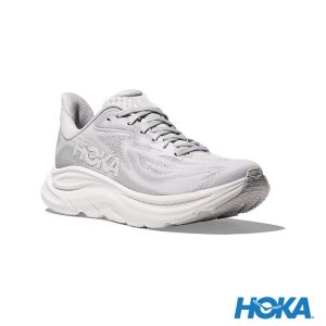 HOKA 女 Clifton 10 寬楦 路跑鞋 宇宙灰/星塵灰